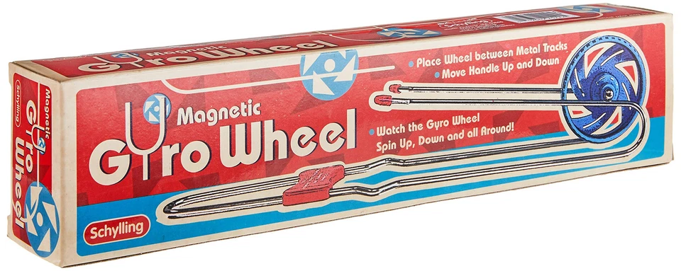 Schylling Magnetic Gyro Wheel Classic Spinning Toy for Kids and Adults 11 Inch - image 3 of 4