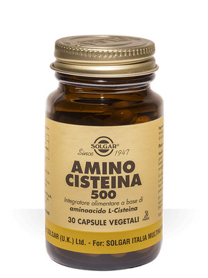 Aminocystein 500 Solgar 30 Vegetarische Kapseln