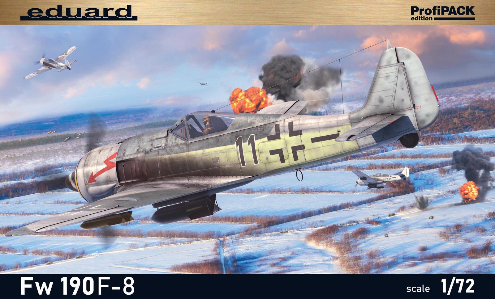 EDUARD 70119 MODELLO AEREO FW 190F-8 1/72