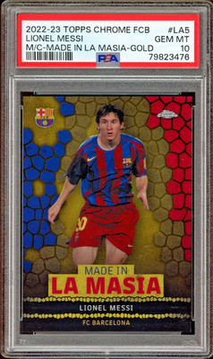 2022 Topps Chrome FCB Lionel Messi 