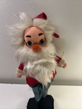 Vintage Dream Dolls Dakin Standing Santa Elf 1960s Christmas