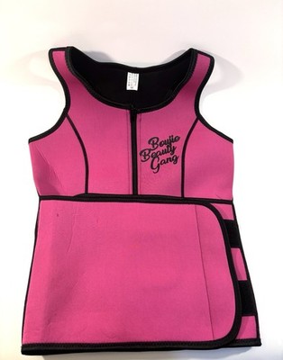 Size M Women Sauna Thermo Sweat Waist Trainer Vest Suit Body Shaper Belt Corset