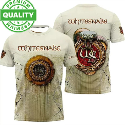 Whitesnake Here We Go Again 3D AOP Shirt Unisex S-5XL 1P1145