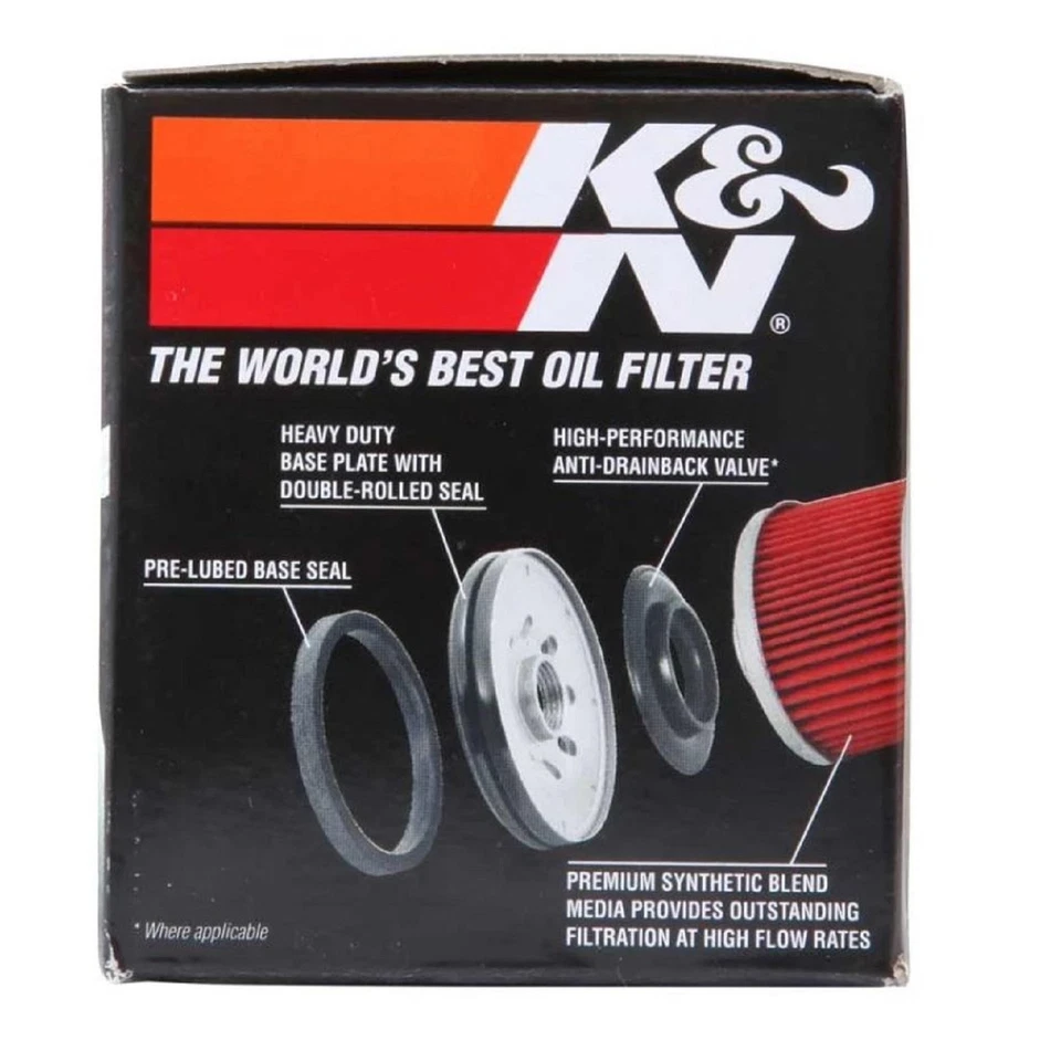 K&N Ölfilter KN-138 für Suzuki GSF 600 Bandit U S SU F FU 1995 - 2001 - Bild 2 von 4