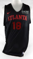 2024-25 Atlanta Hawks Mouhamed Gueye #18 Game Issued P Used Practice Jersey XL 4
