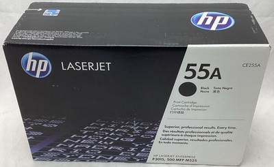 Genuine HP 55A CE255A Black Toner Print Cartridge LaserJet P3015 500 MFP M525