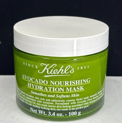 Kiehl's Avocado Nourishing Hydration Mask Smoothes &Softens Skin 3.4 oz NW-O BOX