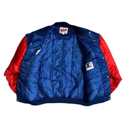 Vintage 90s MLB Starter Bomber Jacket Mens Size 2XL Texas Rangers