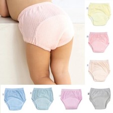 Cute Baby Waterproof Reusable Training Pants Cotton Diaper Infant Nappy Shorts