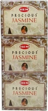 HEM Hand Rolled Fine Quality Precious Jasmine Incense Cones For Purification