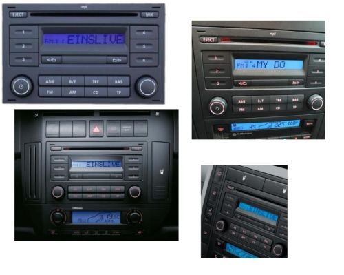 VW RCD200 MP3 Autoradio CD MP3 VW Bora Golf IV Polo Passat Sharan mit Mwst TOP - Afbeelding 1 van 1