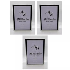 Lomani Pack of (3) New  Spirit Millionaire White Gold Men EDP Spray 3.3 oz