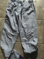 Adar Pro Scrub Pants Womens Small Blue W Pockets