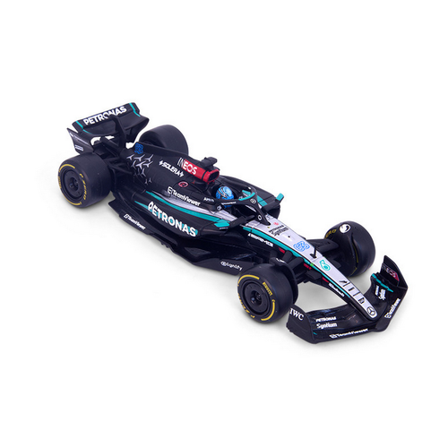 1:43 Bburago B18-38209R George Russell Mercedes AMG W15 #63 2024 - Picture 3 of 5