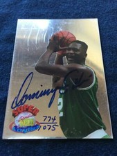 1995 Signature Rookies Dominique Wilkens Autograph #774/1075 Card