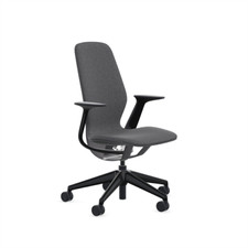 SILQ by Steelcase -Open Box leap  Black Fabric INK