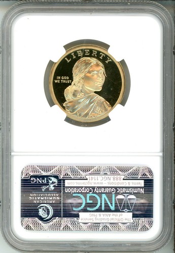 2009 S $1 SACAGAWEA - AGRICULTURE - NGC PF 70 ULTRA CAMEO - Picture 2 of 2