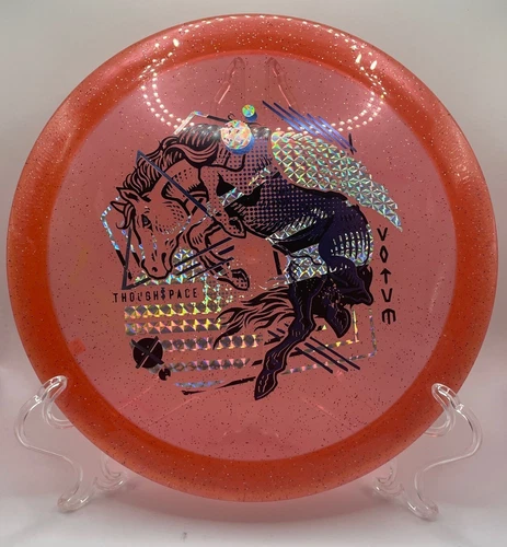 Thought Space Athletics Votum Ethos (172g) Clear/Pink Fairway Driver Disc