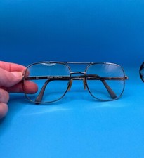 Charmant Man Vintage Aviator Look Eyeglasses 145mm 4123 Metal Silver/Gray Frame