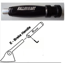CAR Aluminum E Hand Brake Ebrake Handle INCLUDE RELEASE BUTTON RALLIART BLACK