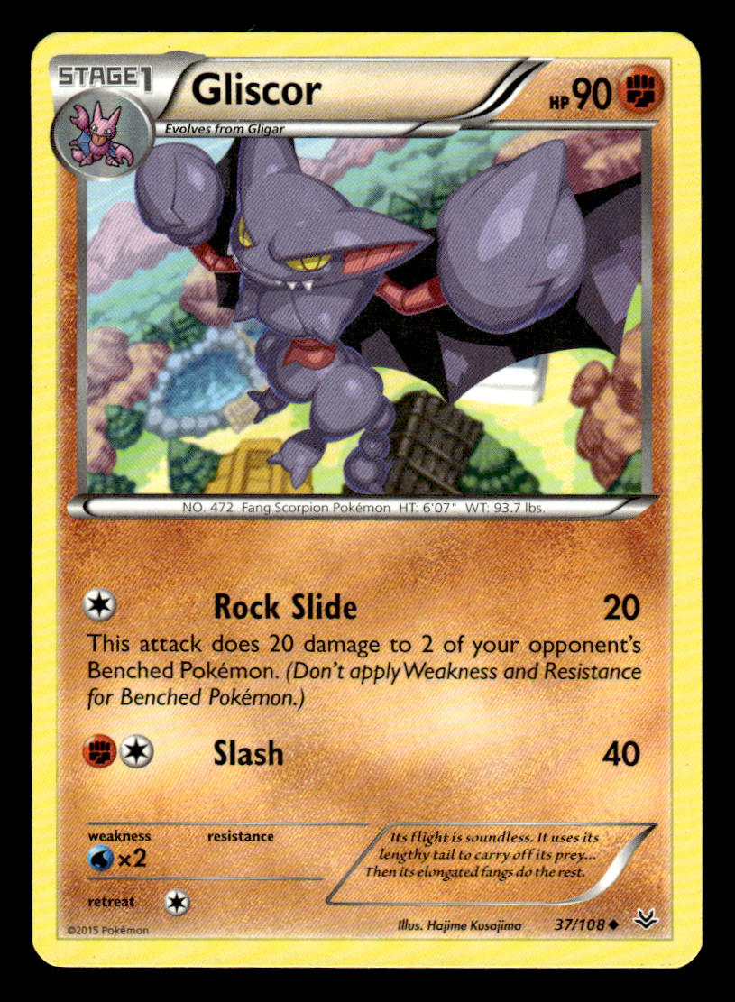 Gliscor 37/108 Uncommon | Roaring Skies | Pokemon Card