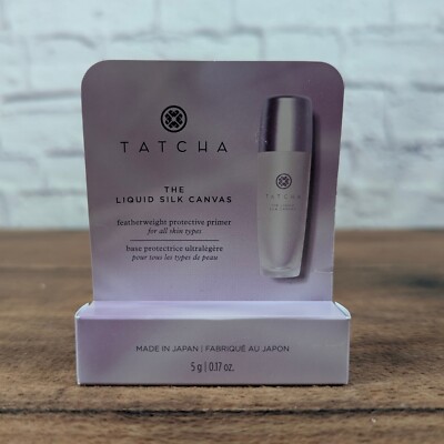 Tatcha The Liquid Silk Canvas Primer Lightweight Protective 0.17oz