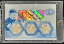 Adrian Gonzalez 2007 Triple Threads White Whale Auto Cyan Plate #178 1/1