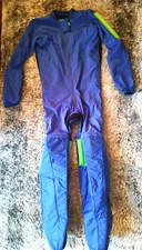 Michigan Suits Skydiving RW Jumpsuit XL Men's Custom Blue & Green NEW W/OUT TAGS