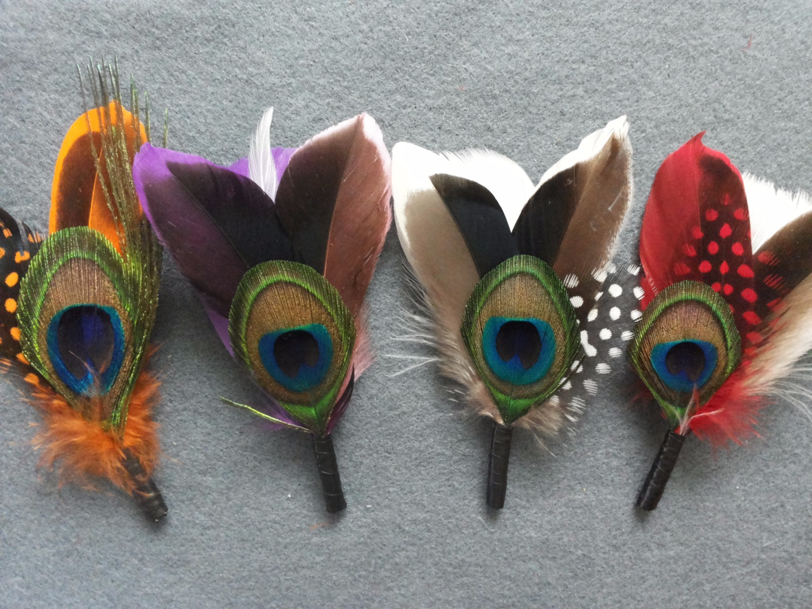 Feathers Fedora Lincoln Victorian hat.  Accessories Women Men Unisex-image