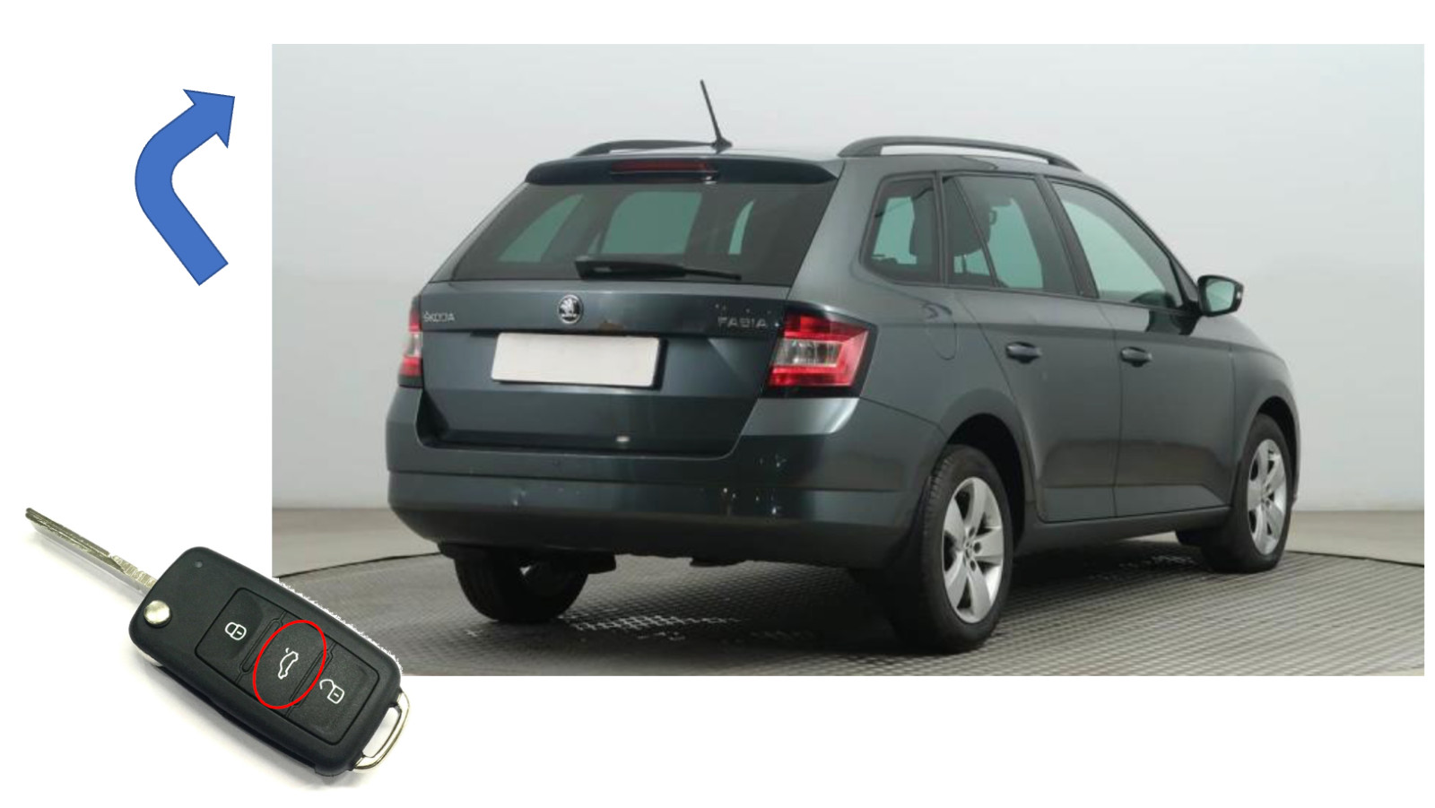 Springs for automatic trunk opening - Skoda Octavia and Fabia