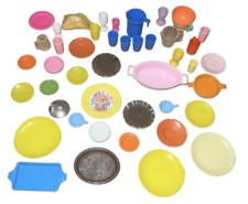 Mixed Vintage Lot of Kitchen and Beverage Accessories for Barbie