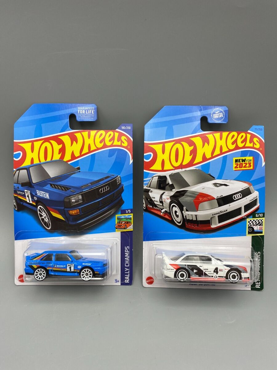 Hot Wheels Audi Quattro Lot 2022/2023 Blue White Retro