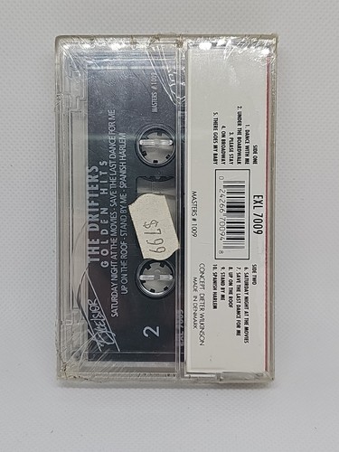 THE DRIFTERS “20 Greatest Hits" Cassette Made in Italy. Play Tested. NEW CASE. - Picture 5 of 6