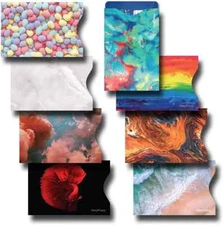 8 RFID Blocking Sleeves, Credit Card Protector, Anti-Theft Credit Card Holder, E