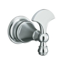 NEW KOHLER 16146-CP BATH SHOWER REVIVAL ROBE HOOK POLISHED CHROME SOLID BRASS