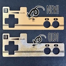 NEW Faceplate for Famicom Controller 2 Metal 
