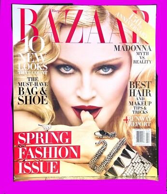 MADONNA, Harper's Bazaar, USA February 2017, 15th. ANNIVERSARY, Magazine, New
