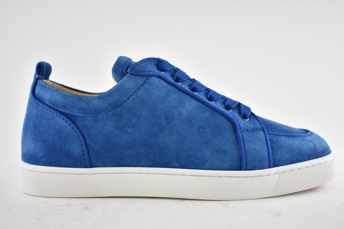 Christian Louboutin Mens Rantulow Orlato Flat Ludwig Blue Low Top