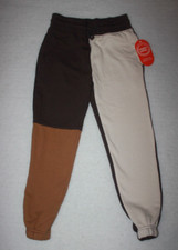 Wonder Nation Boys  French Terry Jogger Pants Brown Size M 8 NWT