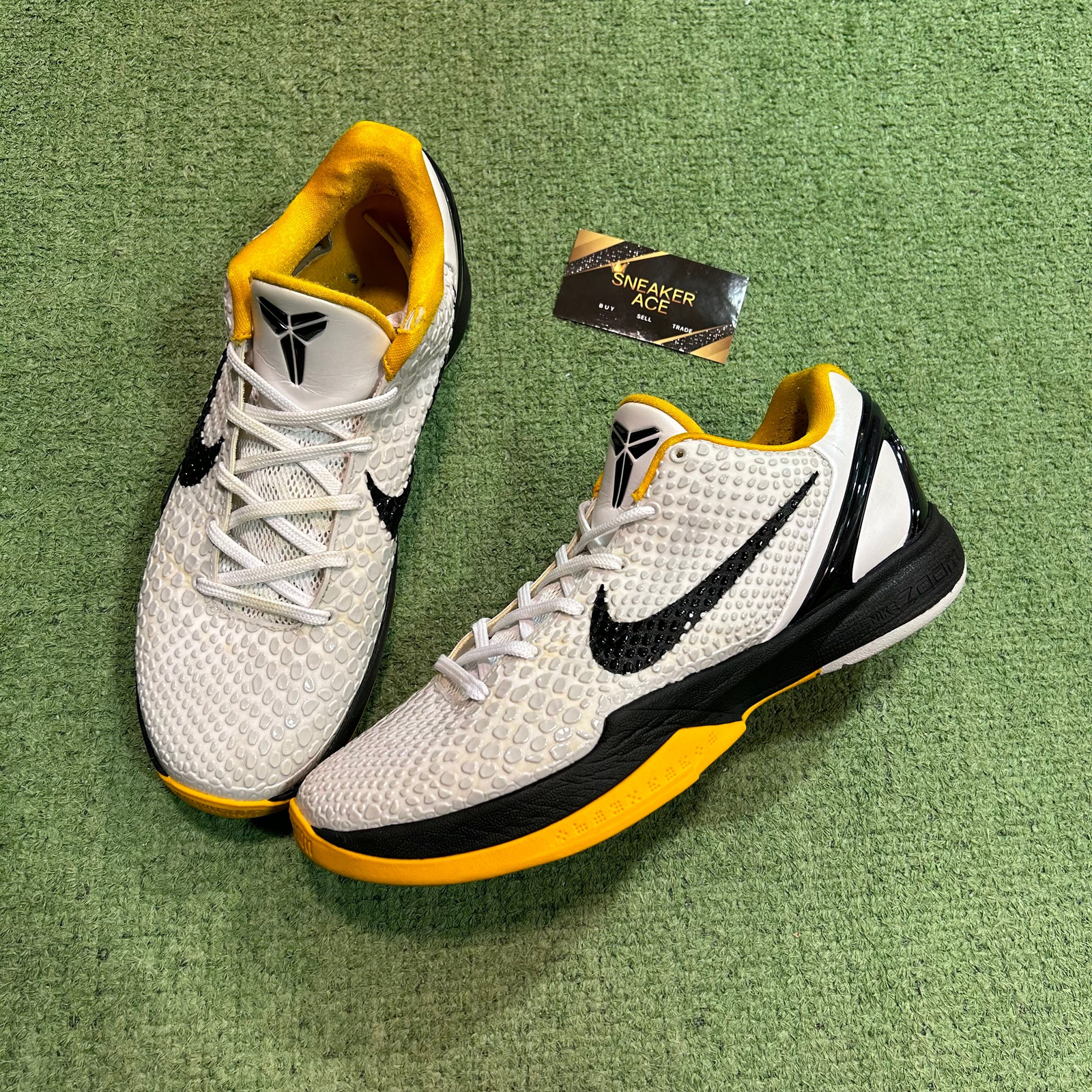 Kobe 6 Protro Zoom White Del Sol 9.5 Gem