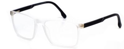 Santini Mavaldi Unisex Classic Designer Reading Glasses Matte Crystal Black 54mm