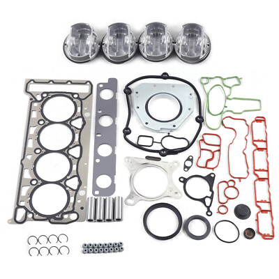 New Engine Cylinder Rebuild Overhaul Kit For VW Audi Skoda 2.0 Liter Car Parts