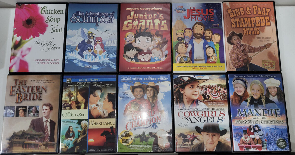 30 G Rated Family DVD Movie Lot ~ Dove.org Foundation 30 G Rated Family DVD Movie Lot ~ Dove.org Foundation