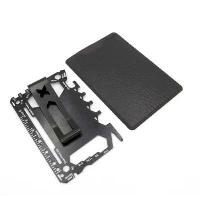 JAJSUPPLIES Money Clip Wallet 46 in 1 Credit Card Sized Multitool Best Selling Survival