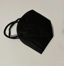 Disposable Black 5-layer Face Masks 20-pack