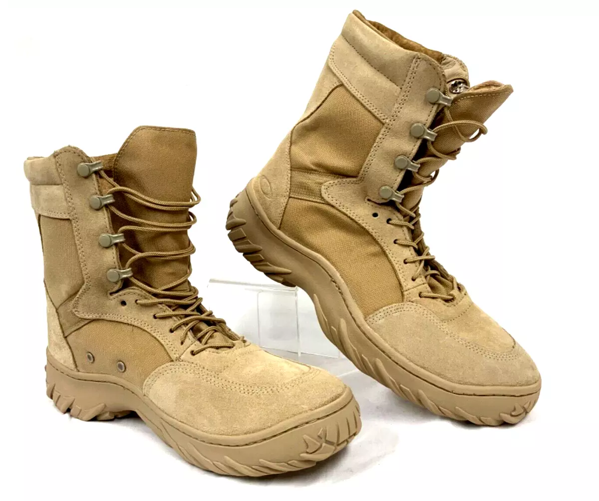 New OAKLEY Tactical Hiking BOOTS Size 12 W 11093 889WC Desert Tan