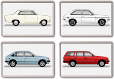 FRIDGE MAGNET - OPEL KADETT COLLECTION - Large Acrylic, Classic, Car