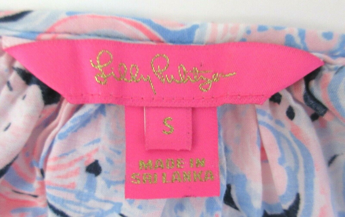 Robe Lilly Pulitzer Voilier Manches 3/4 Taille L - Multicolore été