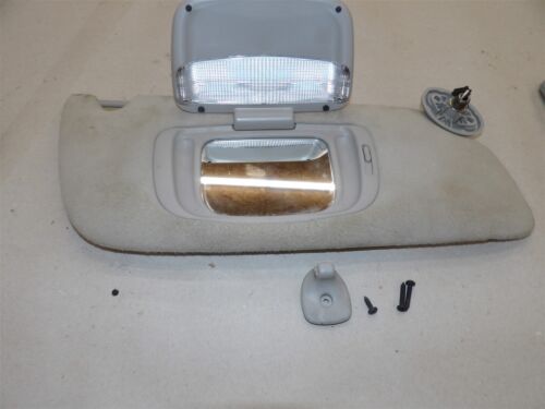 RH PASSENGER Sunvisor Lighted Vanity Jeep Grand Cherokee WJ 1999-2004 Beige - Picture 2 of 3