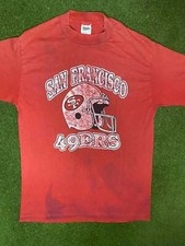 80s San Francisco 49ers - Vintage NFL T-Shirt Large
